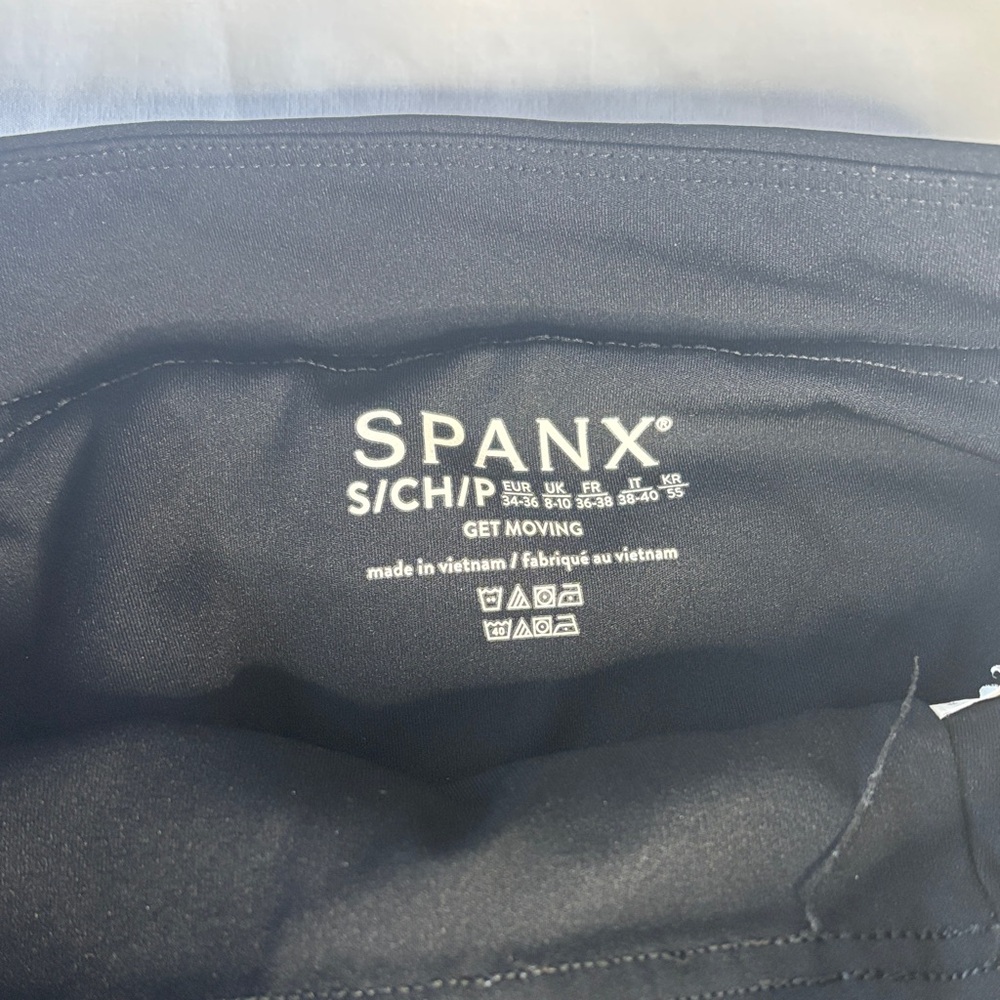 🖤 Spanx Black Skort Women’s Small Pull-On Tummy Control Athletic Skirt Shorts - Picture 9 of 12